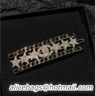 Buy Cheapest Chanel Hair Clip CH113001 Black 2024