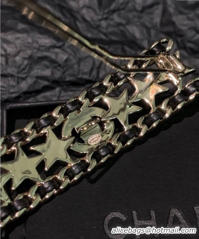 Buy Cheapest Chanel Hair Clip CH113001 Black 2024