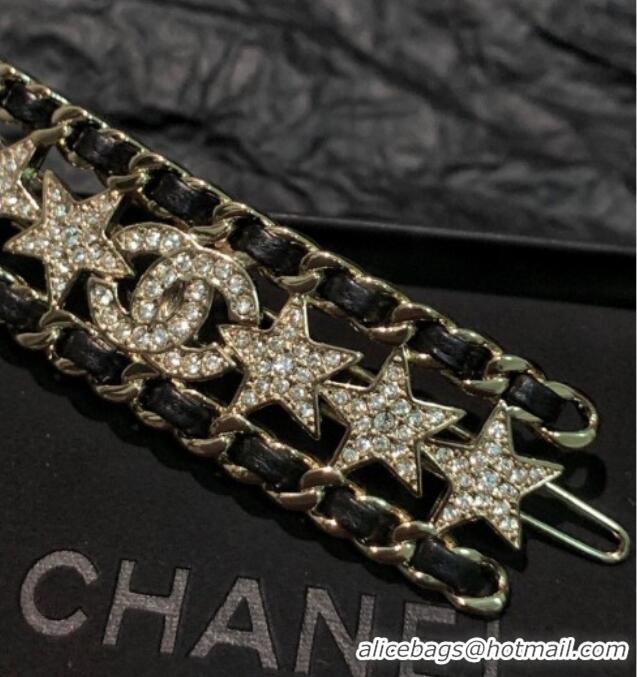 Buy Cheapest Chanel Hair Clip CH113001 Black 2024