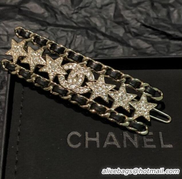 Buy Cheapest Chanel Hair Clip CH113001 Black 2024
