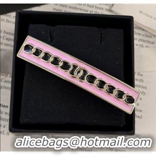 Grade Quality Chanel Hair Clip CH113002 Pink 2024