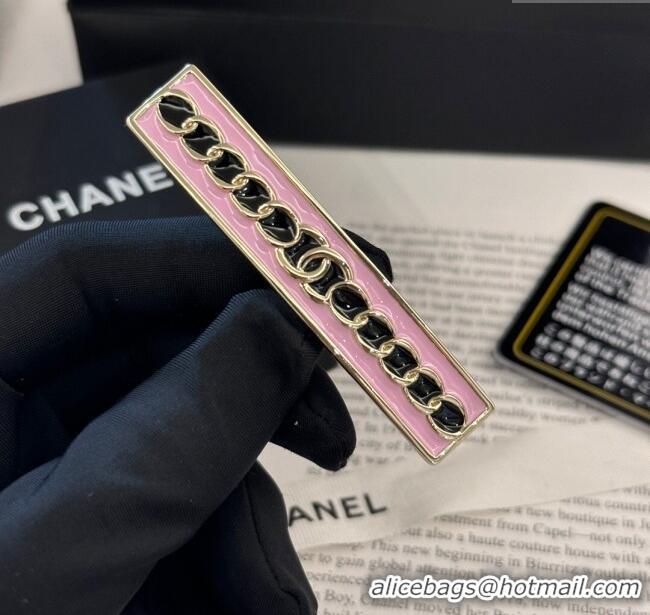 Grade Quality Chanel Hair Clip CH113002 Pink 2024
