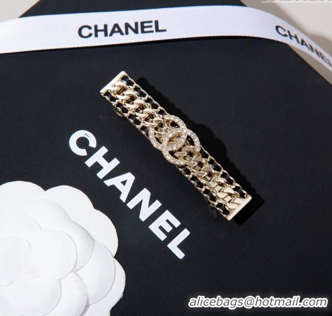 Fashion Discount Chanel Hair Clip CH113003 Black/Gold 2024