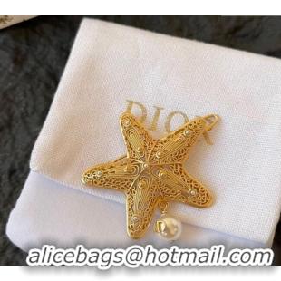 Well Crafted Dior Cabinet de Curiosites Star Hair Clip 3095 Gold 2025