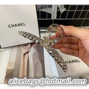 Low Cost Chanel Hair Clip with Strass 0311 Grey 2025