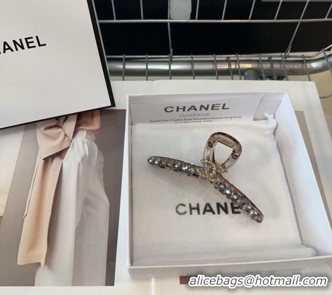 Low Cost Chanel Hair Clip with Strass 0311 Grey 2025