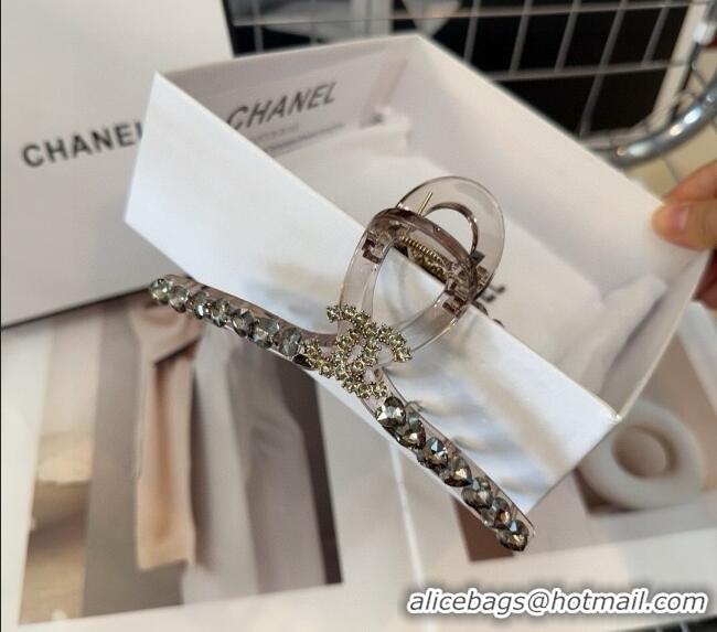 Low Cost Chanel Hair Clip with Strass 0311 Grey 2025