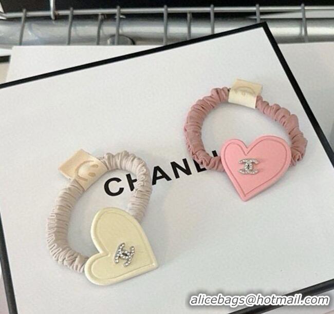 Good Product Chanel Heart Hairring 0311 White 2025