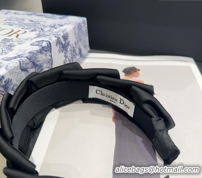 Promotional Miu Miu Braided Headband 0311 Black 2025