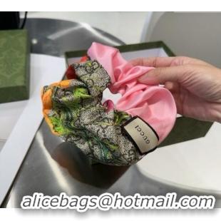 Most Popular Gucci Flora Printed Hairring G0311 Pink 2025