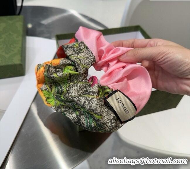 Most Popular Gucci Flora Printed Hairring G0311 Pink 2025