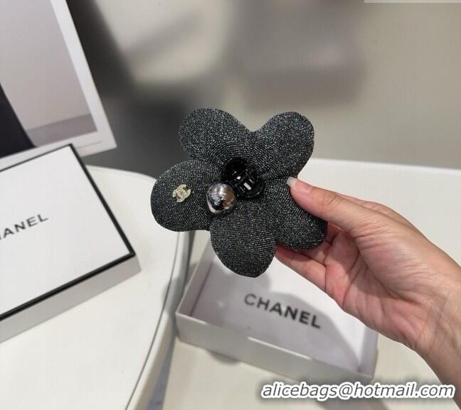 Affordable Price Chanel Bloom Hair Clip 0311 Grey 2025