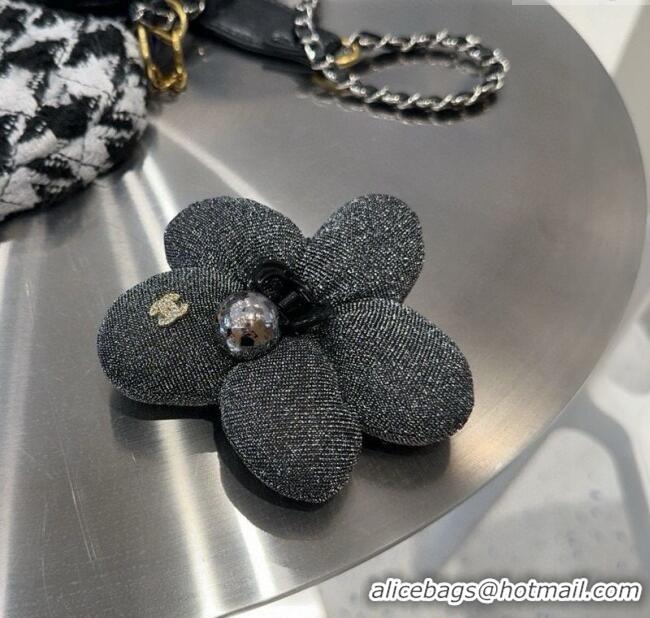 Affordable Price Chanel Bloom Hair Clip 0311 Grey 2025