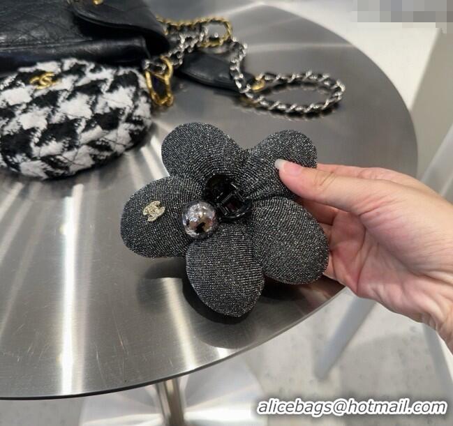 Affordable Price Chanel Bloom Hair Clip 0311 Grey 2025