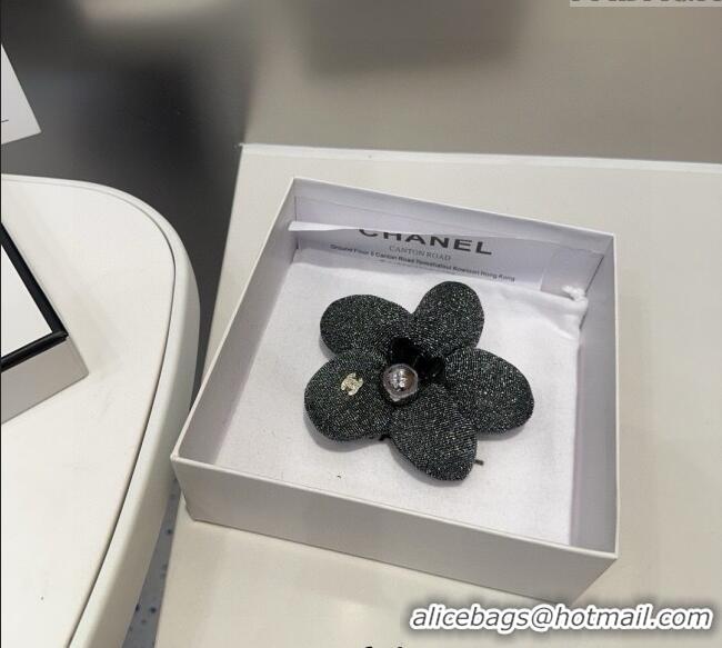 Affordable Price Chanel Bloom Hair Clip 0311 Grey 2025