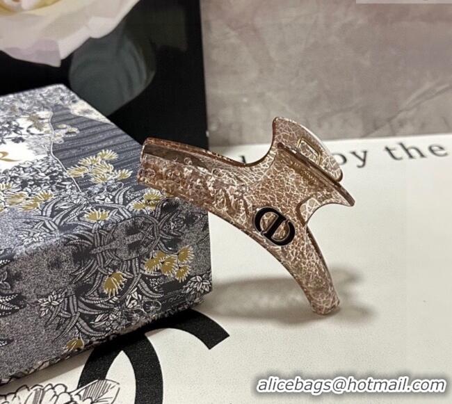 Top Design Dior Crinkled Hair Clip 0311 Beige 2025