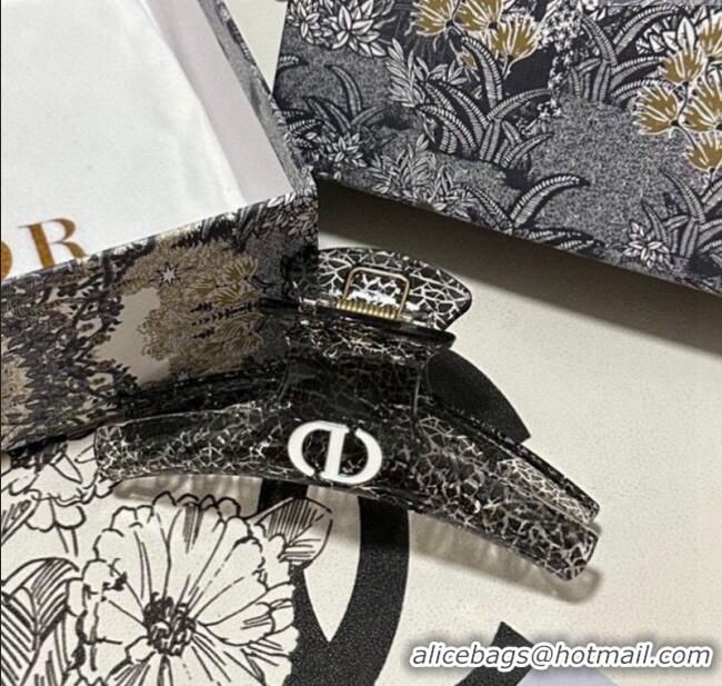 Market Sells Dior Crinkled Hair Clip 0311 Black 2025