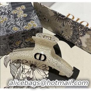 Best Product Dior Crinkled Hair Clip 0311 White 2025