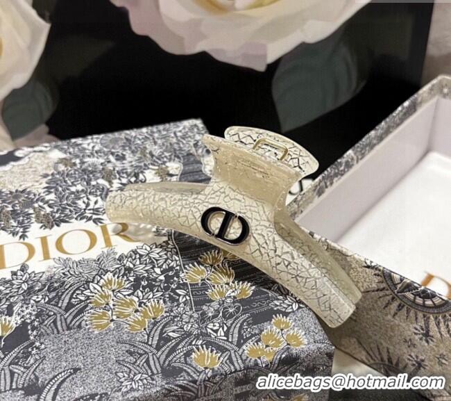 Best Product Dior Crinkled Hair Clip 0311 White 2025