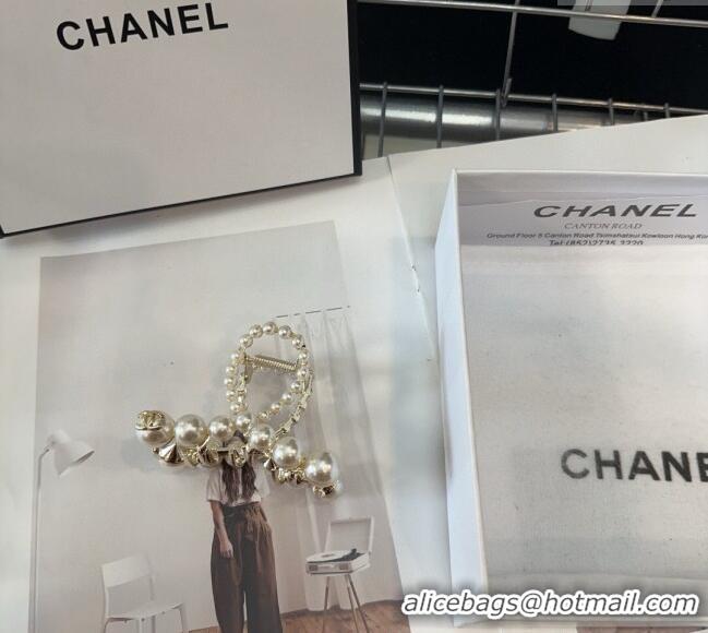 Top Design Chanel Pearls Allover Hair Clip CH0311 2025