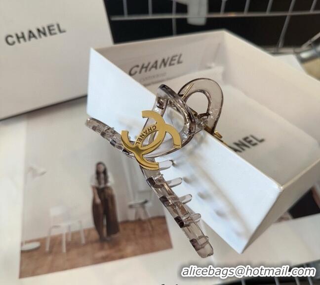 Buy New Cheap Chanel Hair Clip with Metal-Tone CC 0310 Grey 2025