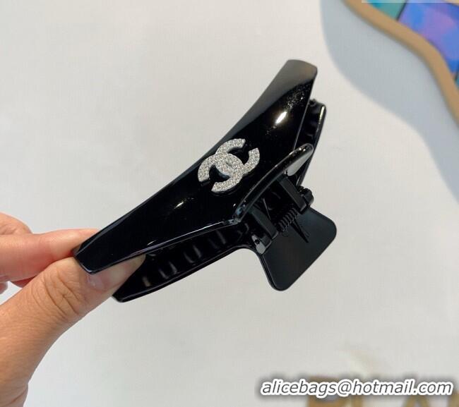 Buy Best Chanel Hair Clip with Strass 0310 Black 2025