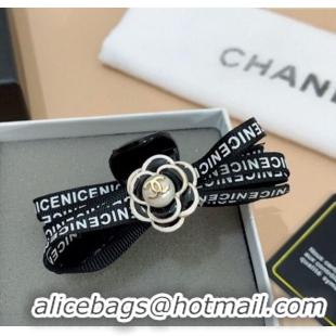 Modern Inexpensive Chanel Camellia Hair Clip 0310 Black 2025