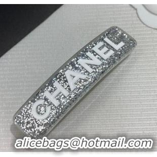 Best Price Chanel Shiny Hair Clip 0310 Silver 2025