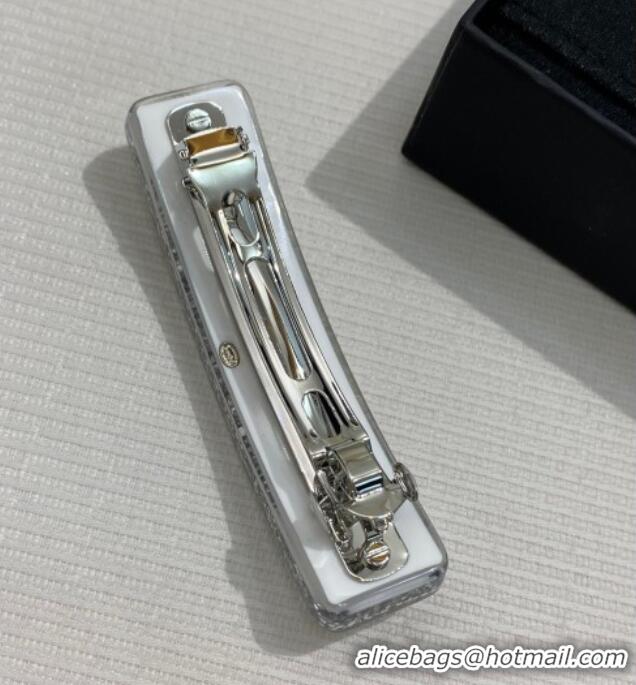 Best Price Chanel Shiny Hair Clip 0310 Silver 2025