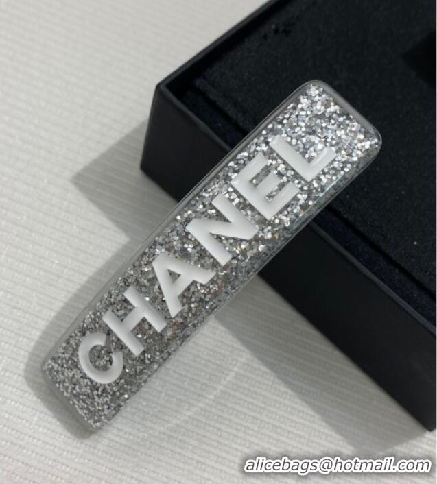 Best Price Chanel Shiny Hair Clip 0310 Silver 2025