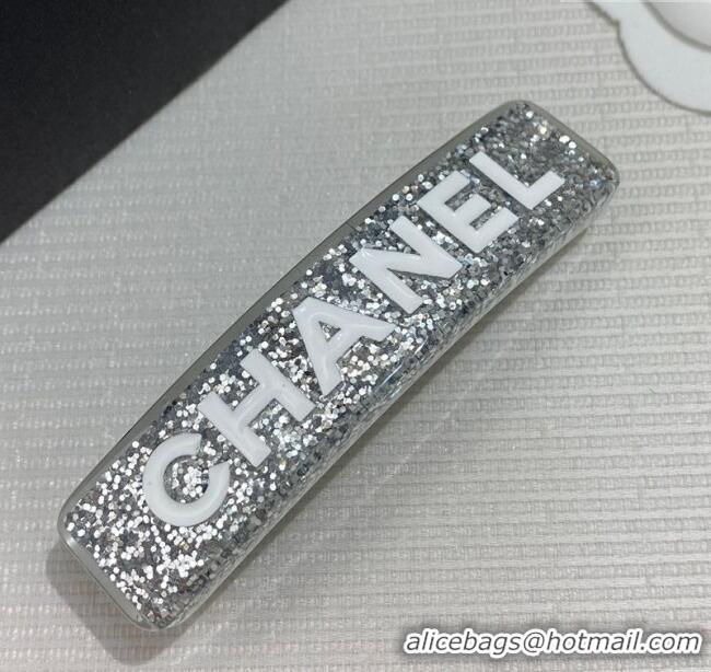 Best Price Chanel Shiny Hair Clip 0310 Silver 2025