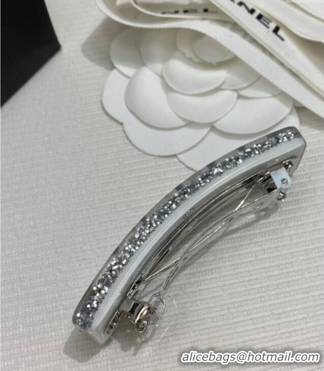Best Price Chanel Shiny Hair Clip 0310 Silver 2025