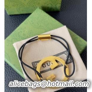 Market Sells Gucci Interlocking G Hairring 0310 Black/Gold 2025