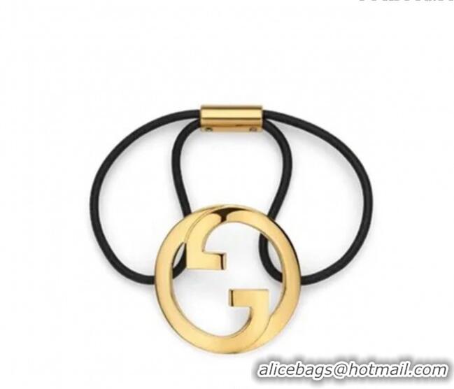 Market Sells Gucci Interlocking G Hairring 0310 Black/Gold 2025
