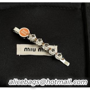 Most Popular Miu Miu Strass Hair Clip 0311 Orange 2025