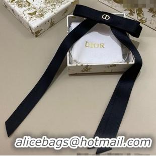 Grade Quality Dior Bow Hair Clip 0311 Black 2025