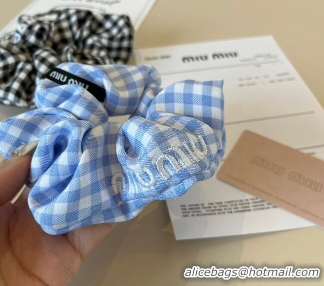 High Quality Miu Miu Check Hairring 2100 Black 2025