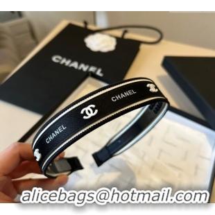 Best Price Chanel Printed Headband 0512 Black 2025