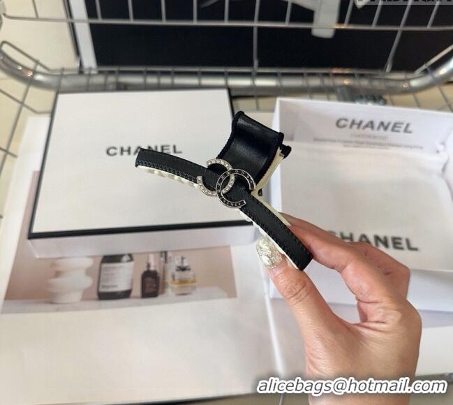 Classic Specials Chanel Hair Clip with Maxi CC 2080 Black/White 2025