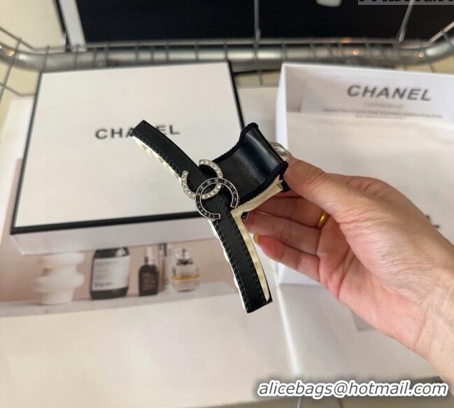 Classic Specials Chanel Hair Clip with Maxi CC 2080 Black/White 2025