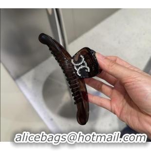 Promotional Celine Hair Clip with Strass 2082 Brown 2025