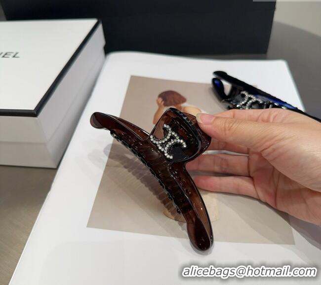 Promotional Celine Hair Clip with Strass 2082 Brown 2025