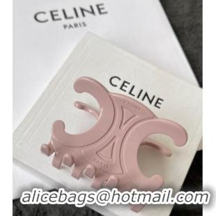 Lowest Cost Celine Triomphe Hair Clip 051101 Pink 2025