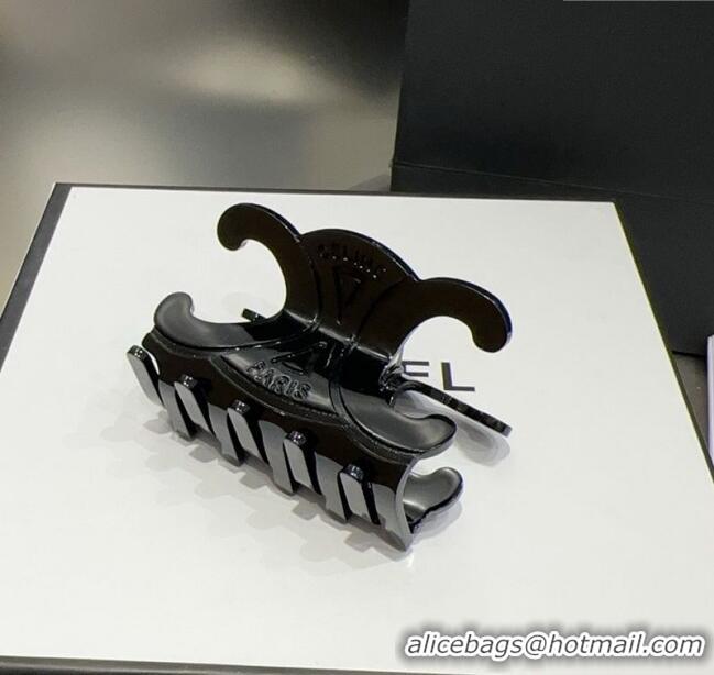 Buy Discount Celine Triomphe Hair Clip 051102 Black 2025