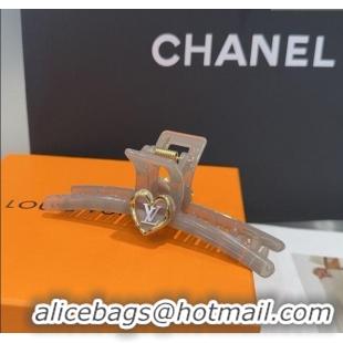 Market Sells Cheap Louis Vuitton LV Heart Hair Clip 0512 Grey 2025