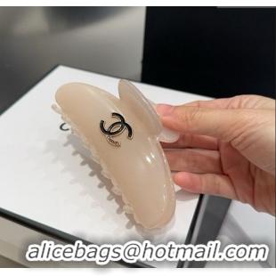 Super Quality Chanel CC Hair Clip 0512 Beige 2025