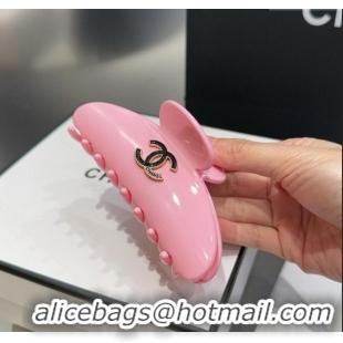 Buy Cheap Price Chanel CC Hair Clip 0512 Pink 2025