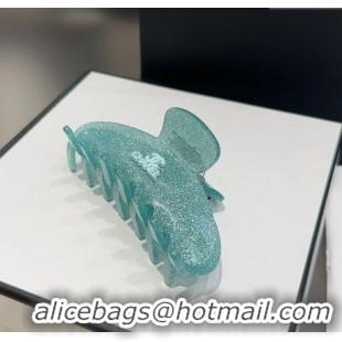 Buy Discount Chanel Logo Hair Clip 0512 Green 2025