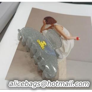 Famous Brand Chanel Logo Hair Clip 0512 Grey 2025