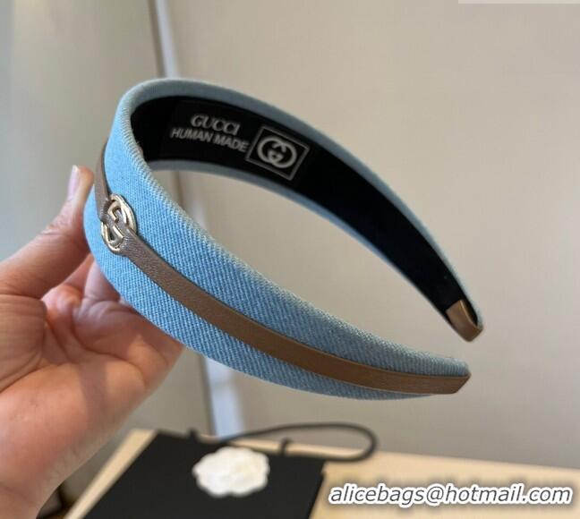 Buy Promotional Gucci Denim Headband 0512 Light Blue 2025